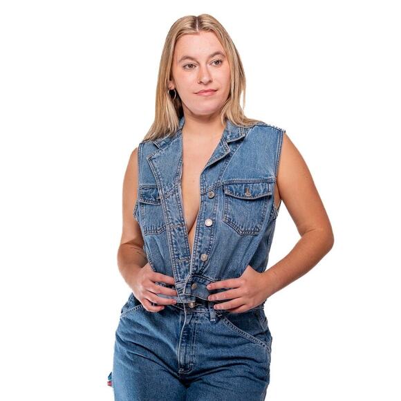 Levi Denim Jean Vest - Picture 3 of 8